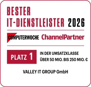 Bester IT-Dienstleister 2026 - Valley IT Group