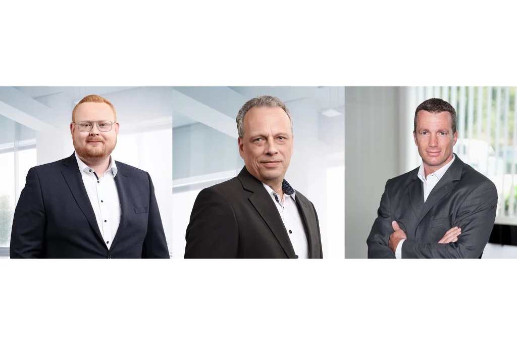 Christian Martens, Jürgen Koch und Alexander Friedl